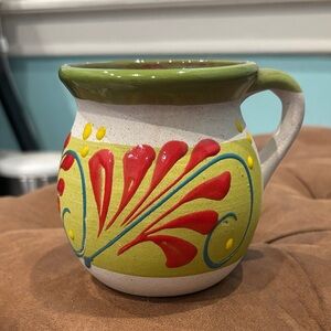 Artisan Handmade Talavera Jarritos Mexican Mugs Tazas de Mexico